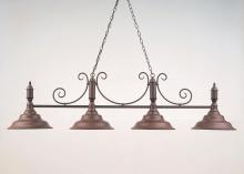 Hi-Lite MFG Co. H-5014/73-D-BK01/24 - 4-LITE BILLIARD LIGHT